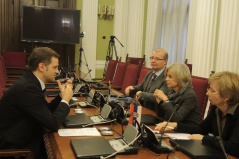 31 October 2014 MP Borislav Stefanovic in meeting with the Chairperson of the Foreign Affairs Committee of the French National Assembly Elisabeth Guigou